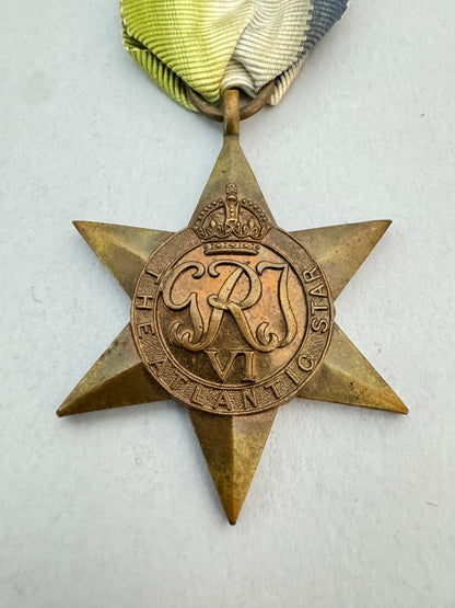 WW2 British Atlantic Star Campaign Medal
