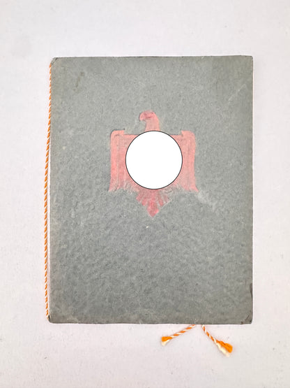 Third Reich NSRL Sports Award Booklet