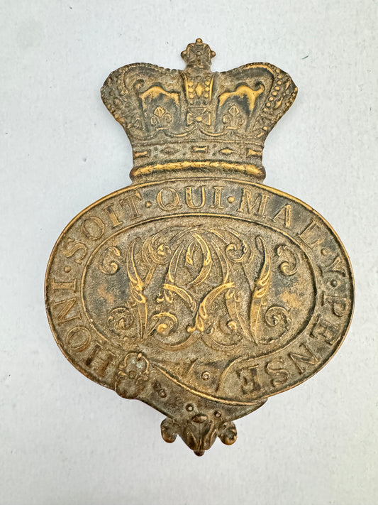 Victorian British Army Grenadier Guards Valise Badge