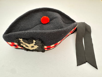 WW2 British Army Seaforth Highlanders Diced Glengarry Side Cap
