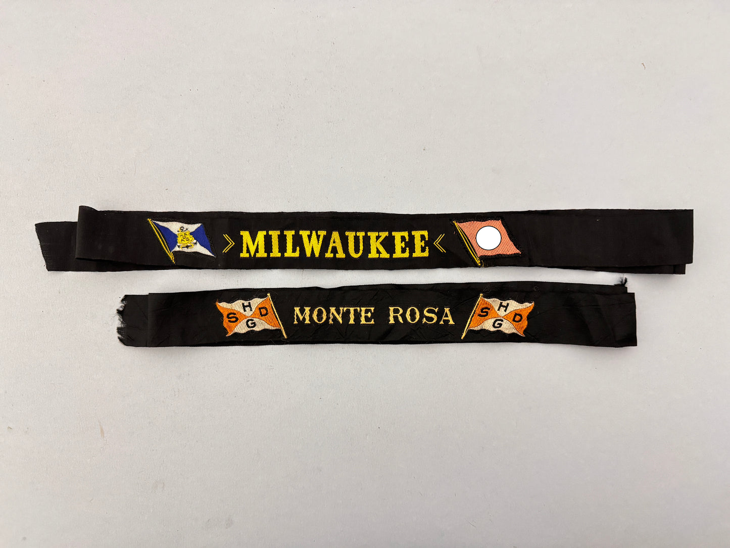 Third Reich Handelsmarine Merchant Marine Cap Tally Ribbons