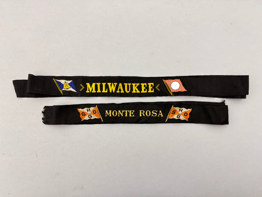 Third Reich Handelsmarine Merchant Marine Cap Tally Ribbons