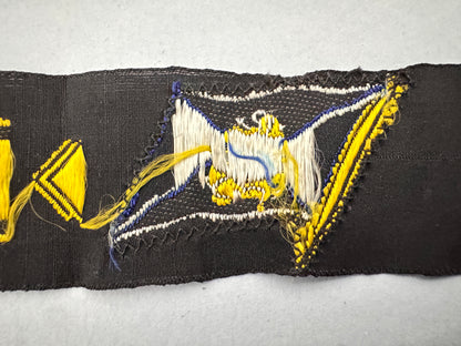 Third Reich Handelsmarine Merchant Marine Cap Tally Ribbons