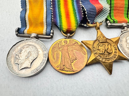 WW1 WW2 British War Medal Miniatures Group