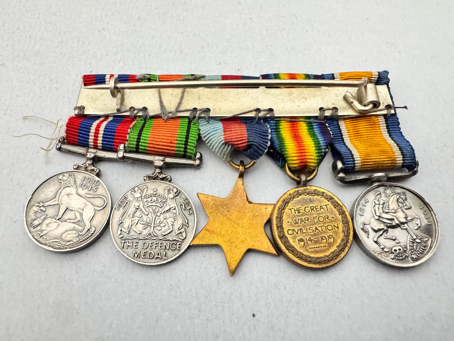 WW1 WW2 British War Medal Miniatures Group