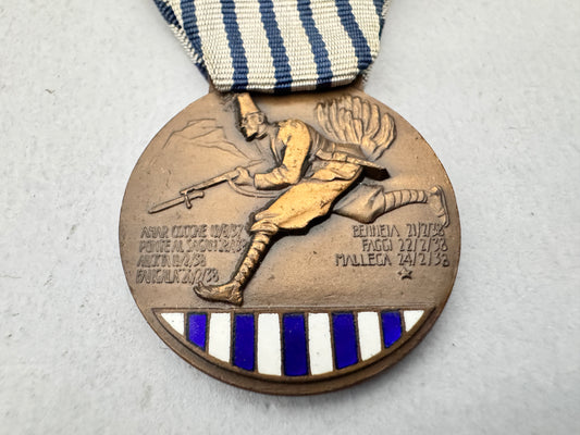 Italian Army 59th Colonial Battalion African Campaign Medal LIX BATT COLONIALE