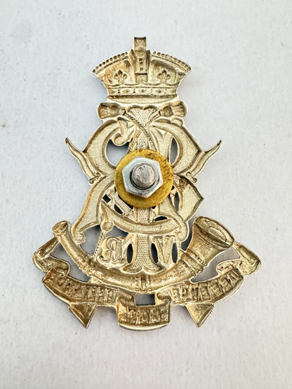 East India Railways Volunteer Rifles Helmet Badge British Colonial