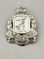 British Commonwealth Royal Montserrat Police Force Helmet Badge Plate