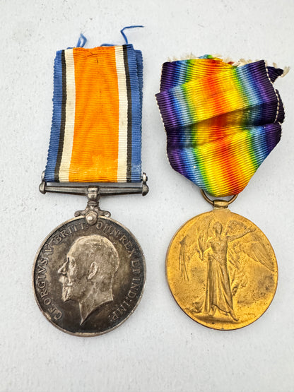 WW1 British Army War Medals - BWM, Inter Allied Victory Medal E SURREY REGIMENT