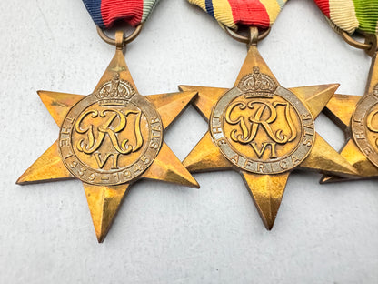 WW2 British Army 8th Army Africa Italy Campaign Medal Bar