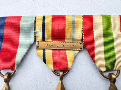WW2 British Army 8th Army Africa Italy Campaign Medal Bar