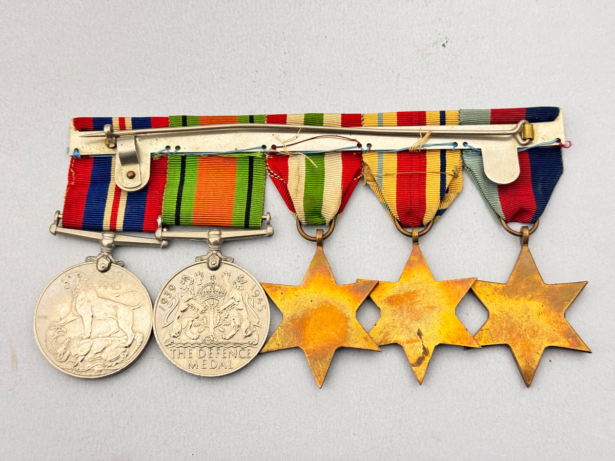 WW2 British Army 8th Army Africa Italy Campaign Medal Bar