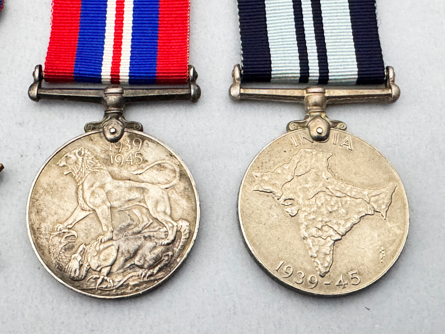 WW2 British India Army Burma Campaign Medals RIASC