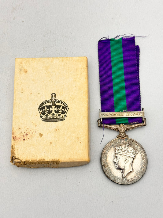 British General Service Medal Palestine 1945-48 LOYALS