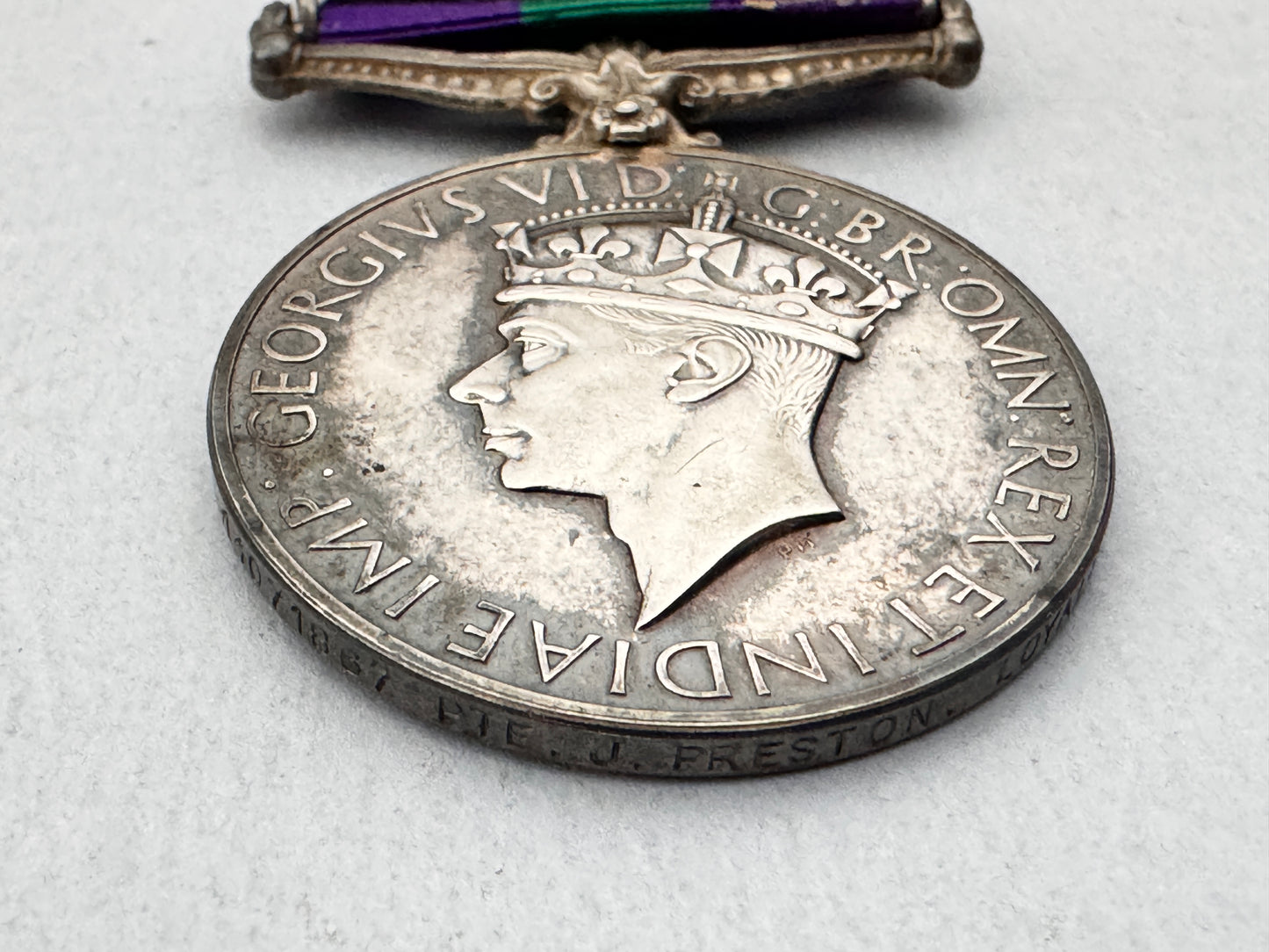 British General Service Medal Palestine 1945-48 LOYALS