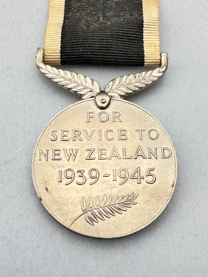 WW2 Medal For Service to New Zealand 1939-1945