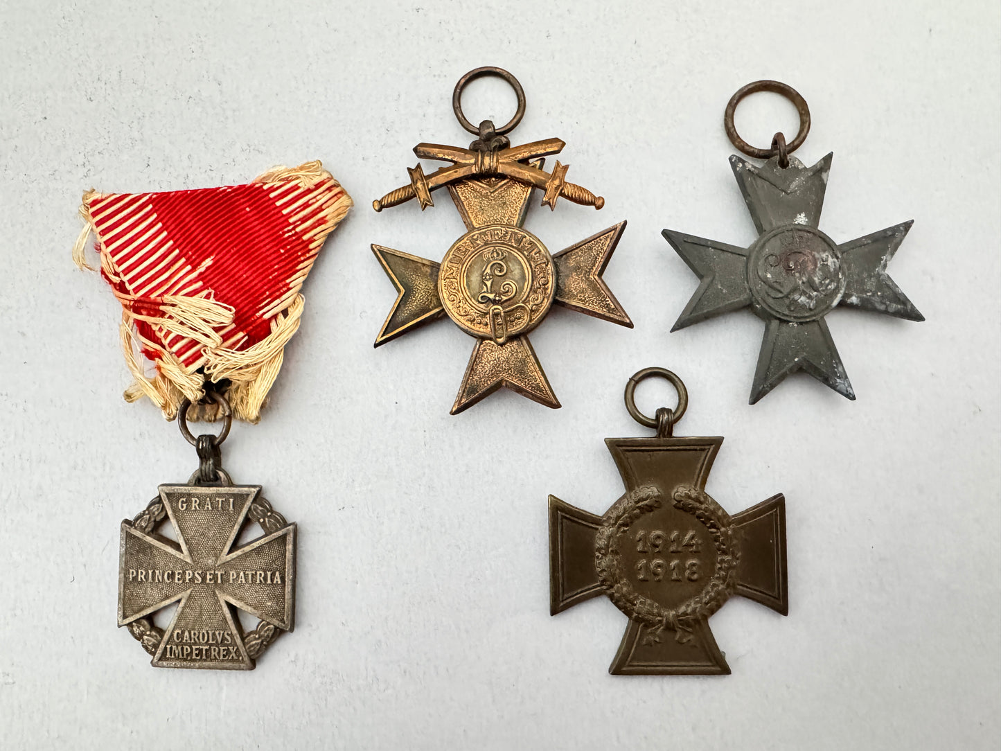 WW1 German Bavarian Army Medal Award Group