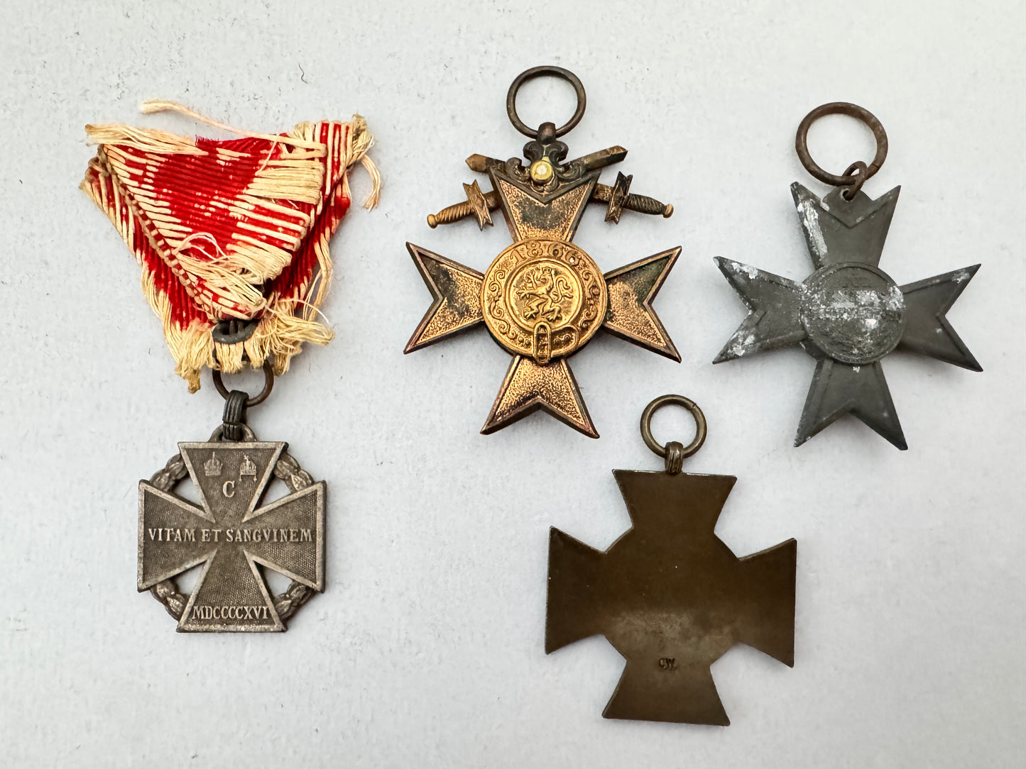 WW1 German Bavarian Army Medal Award Group