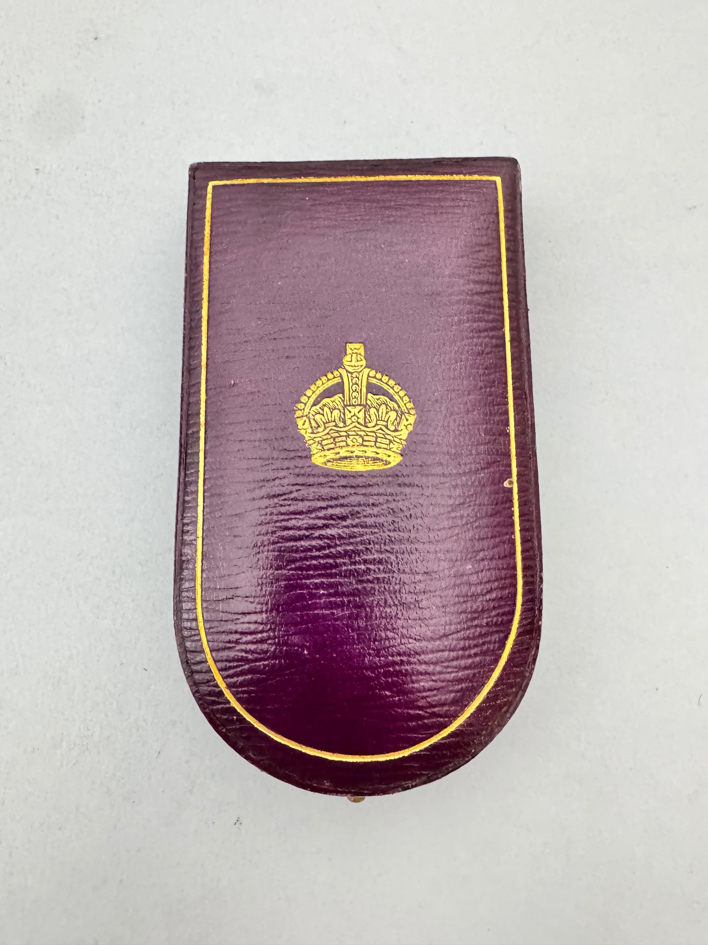 British Military Cross Gallantry Award Medal Case of Issue