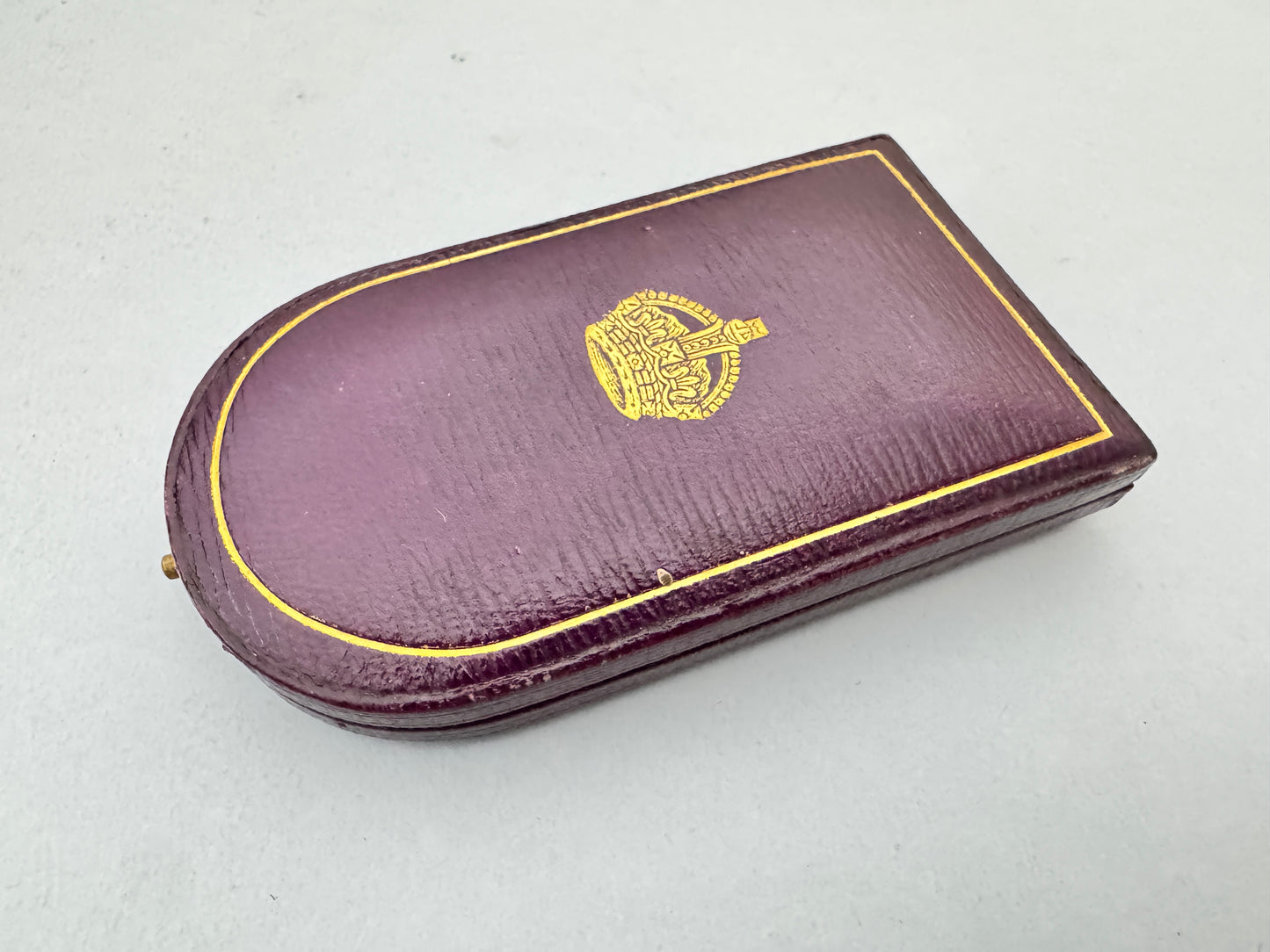 British Military Cross Gallantry Award Medal Case of Issue
