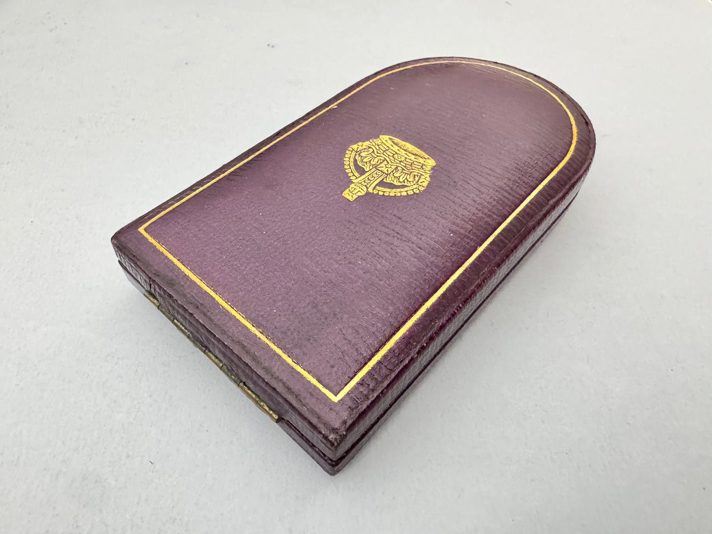 British Military Cross Gallantry Award Medal Case of Issue