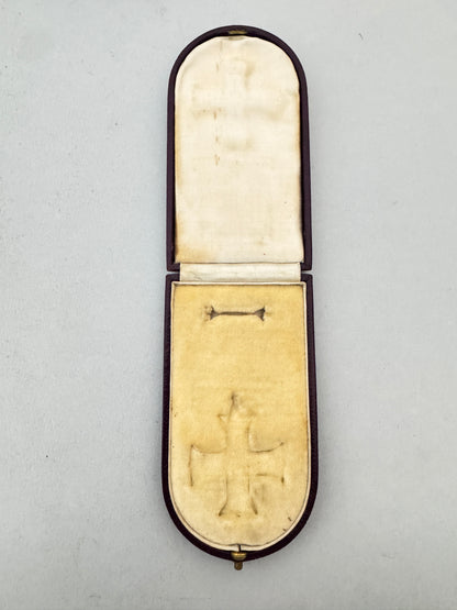 British Military Cross Gallantry Award Medal Case of Issue