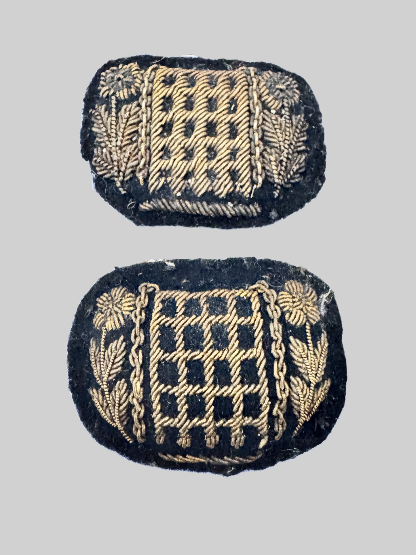 British Edward 8th VIII His Majesties Customs & Excise Bullion Collar Badges