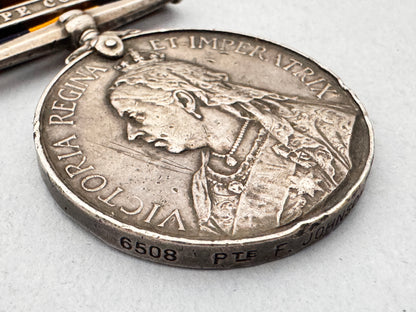 Queen's South Africa Medal (Boer War) SOUTH STAFFORDSHIRE REGIMENT