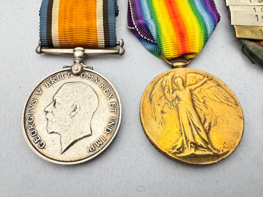 WW1 British Royal Navy War Medals, Acting Lead Stoker, Naval Patrols