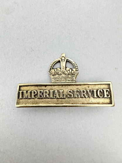 WW1 British Empire Territorial Force Imperial Service Badge LAMBOURNE
