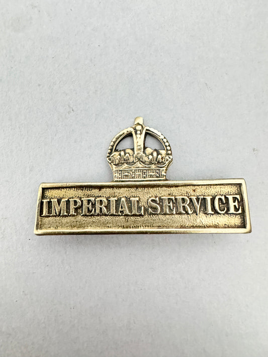 WW1 British Empire Territorial Force Imperial Service Badge LAMBOURNE