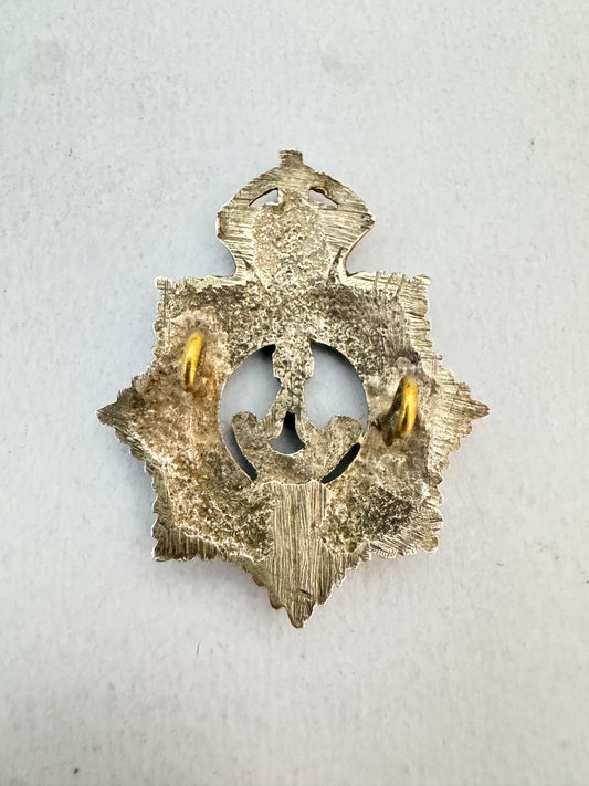 Madras & South Mahratta Railway Rifles Cap Badge British Colonial