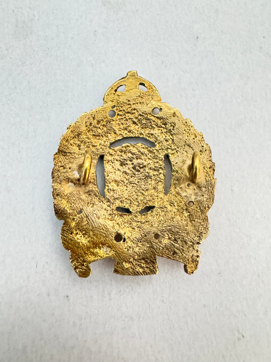 Madras Infantry Volunteers Cap Badge British India Army Colonial Era