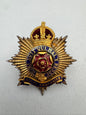 British Army Royal Hampshire Regiment Officer's Cap Badge