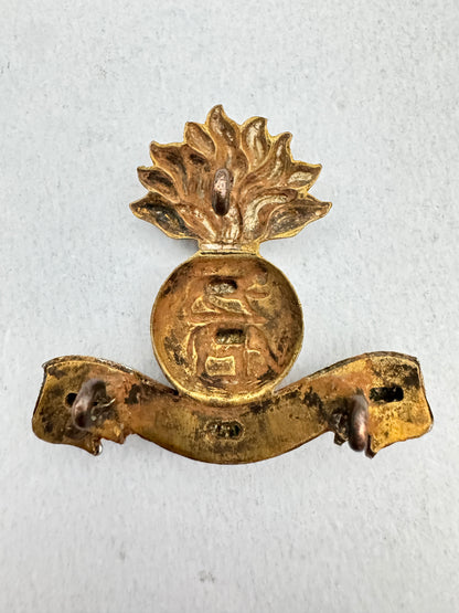 British Army Royal Dublin Fusiliers Cap Badge with Lugs