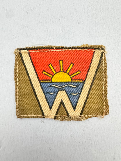 WW2 British Army 104th Coastal Artillery Brigade Formation Sign Arm Badge