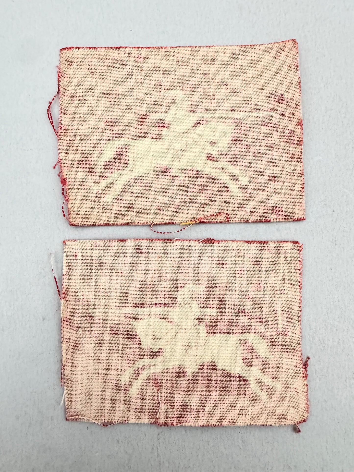 WW2 British Army 8th Corps Formation Sign Arm Badges Pair
