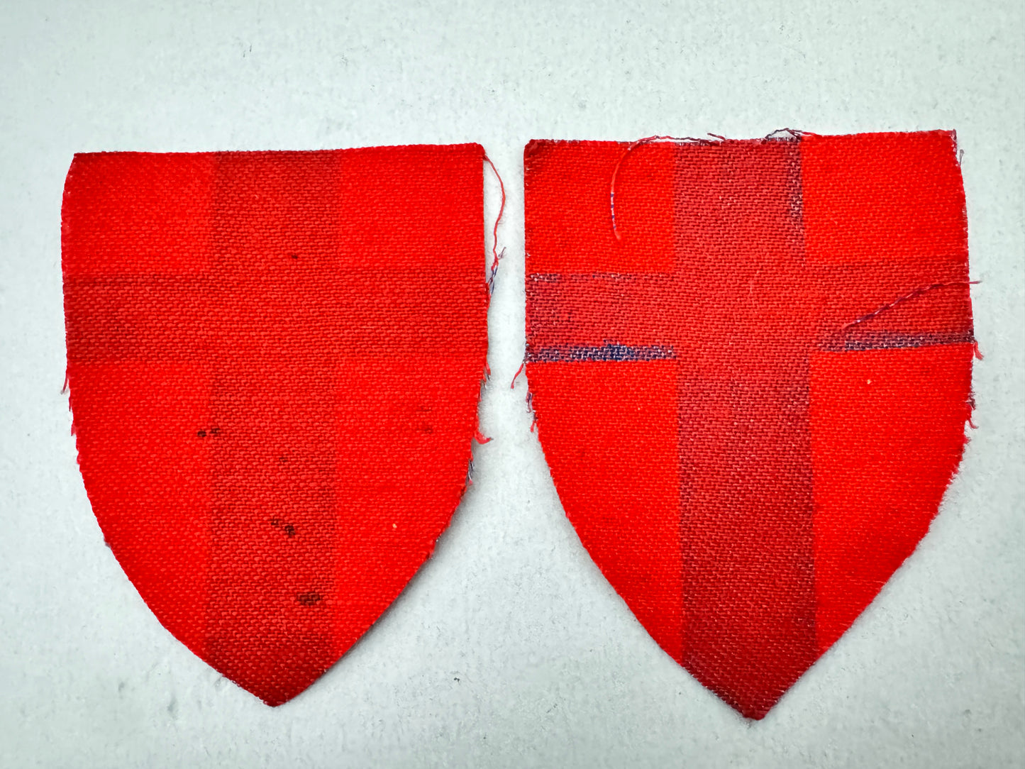 WW2 British Army 21st Army Group Formation Sign Arm Badges Pair