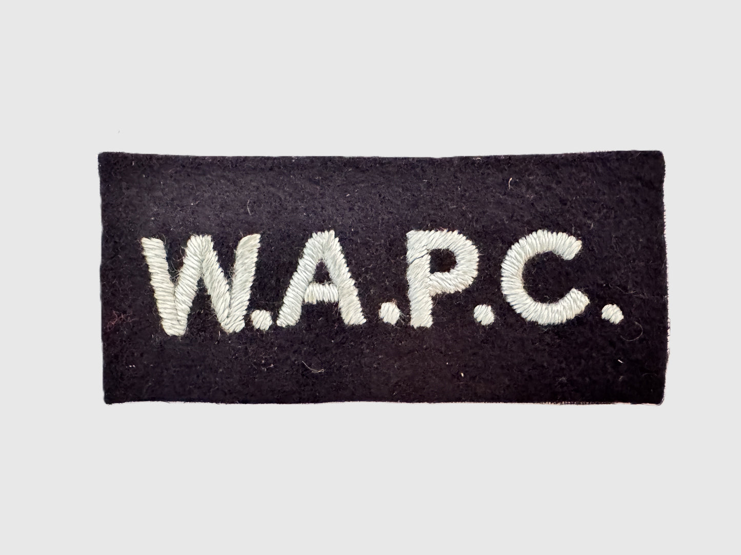 WW2 WAPC British Women's Auxiliary Corps Cloth Shoulder Title