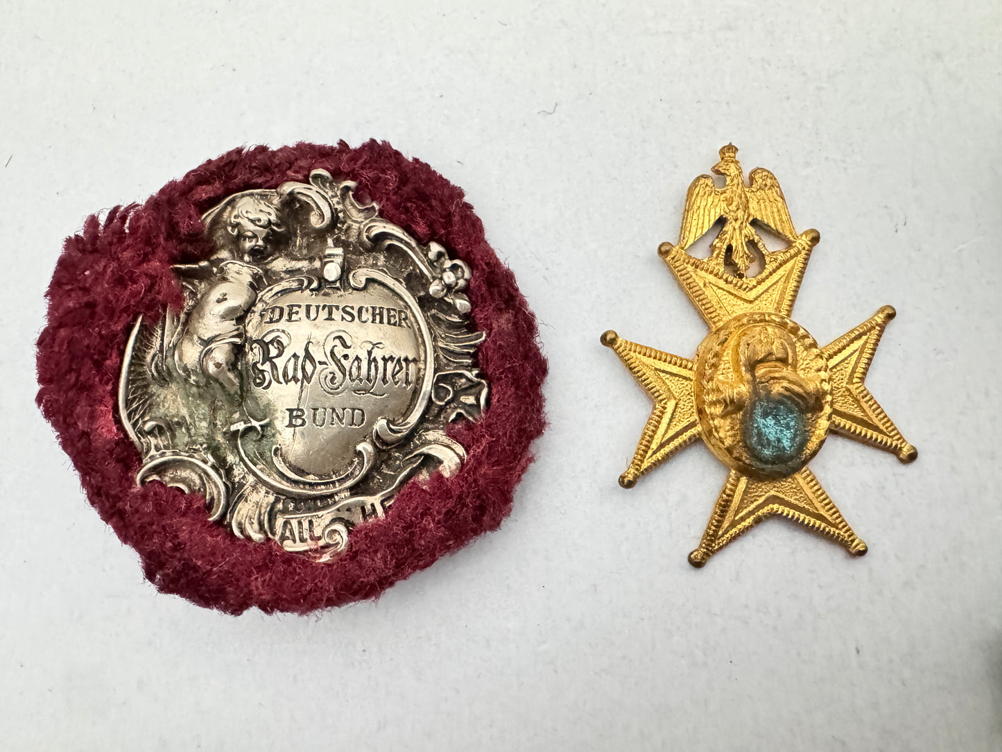 Imperial & Weimar German Badge Lot – Zeppelin Eckener, Cockade, Wurttemberg