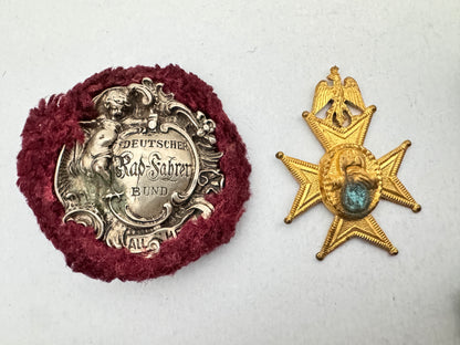 Imperial & Weimar German Badge Lot – Zeppelin Eckener, Cockade, Wurttemberg
