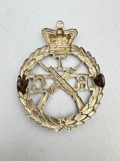 British Colonial Australia Tasmanian Rifle Club Cap Badge TRC