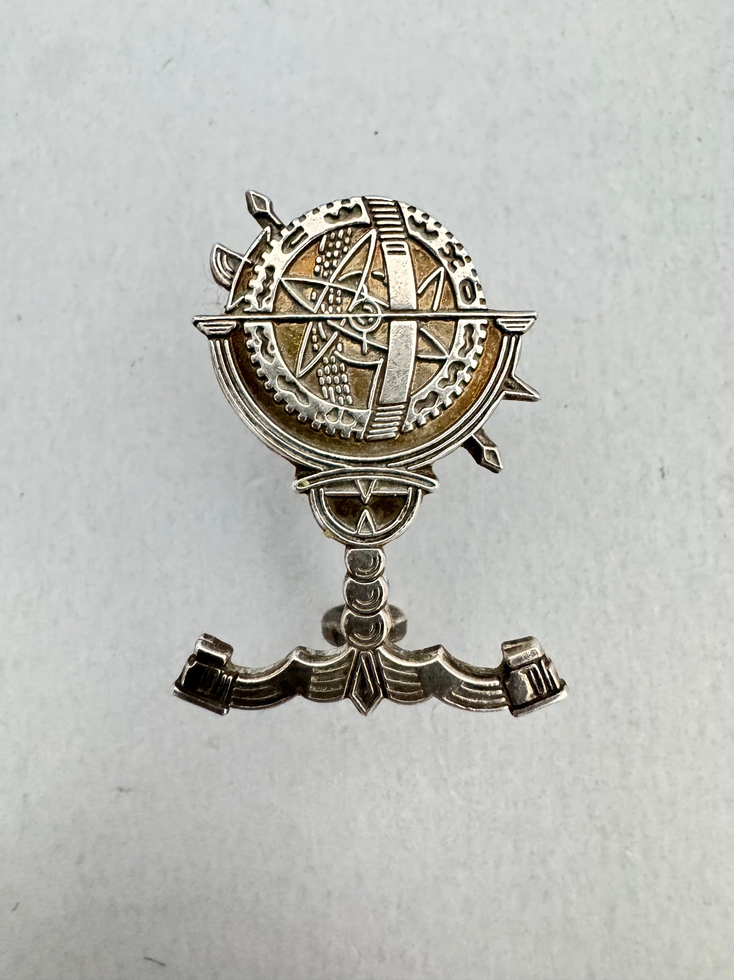 Popski's Private Army Association Hallmarked Silver Cap Badge