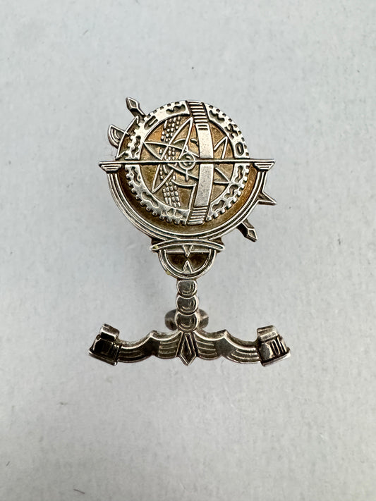 Popski's Private Army Association Hallmarked Silver Cap Badge