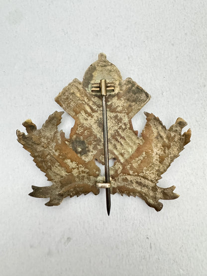 British India Army Calcutta Scottish Pagri Cap Badge