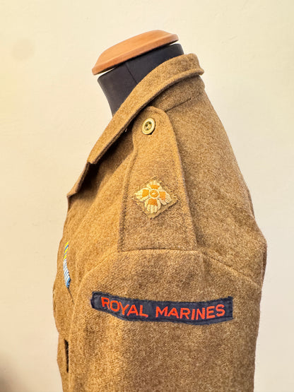 British Royal Marines Officer Battledress Uniform Blouse Tunic