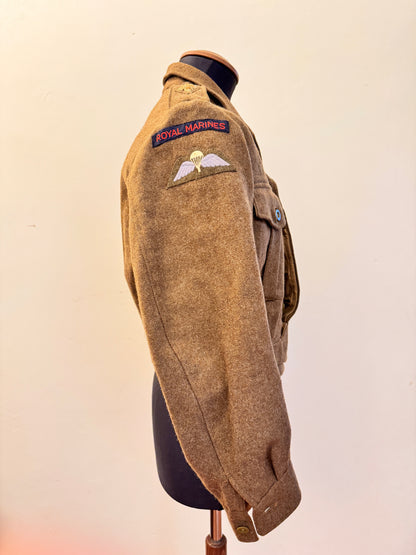 British Royal Marines Officer Battledress Uniform Blouse Tunic