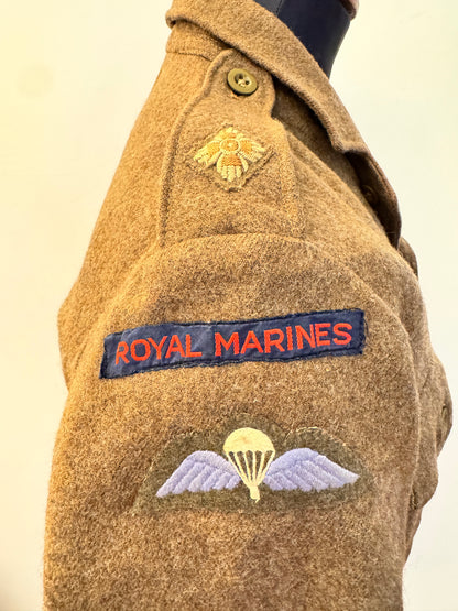 British Royal Marines Officer Battledress Uniform Blouse Tunic