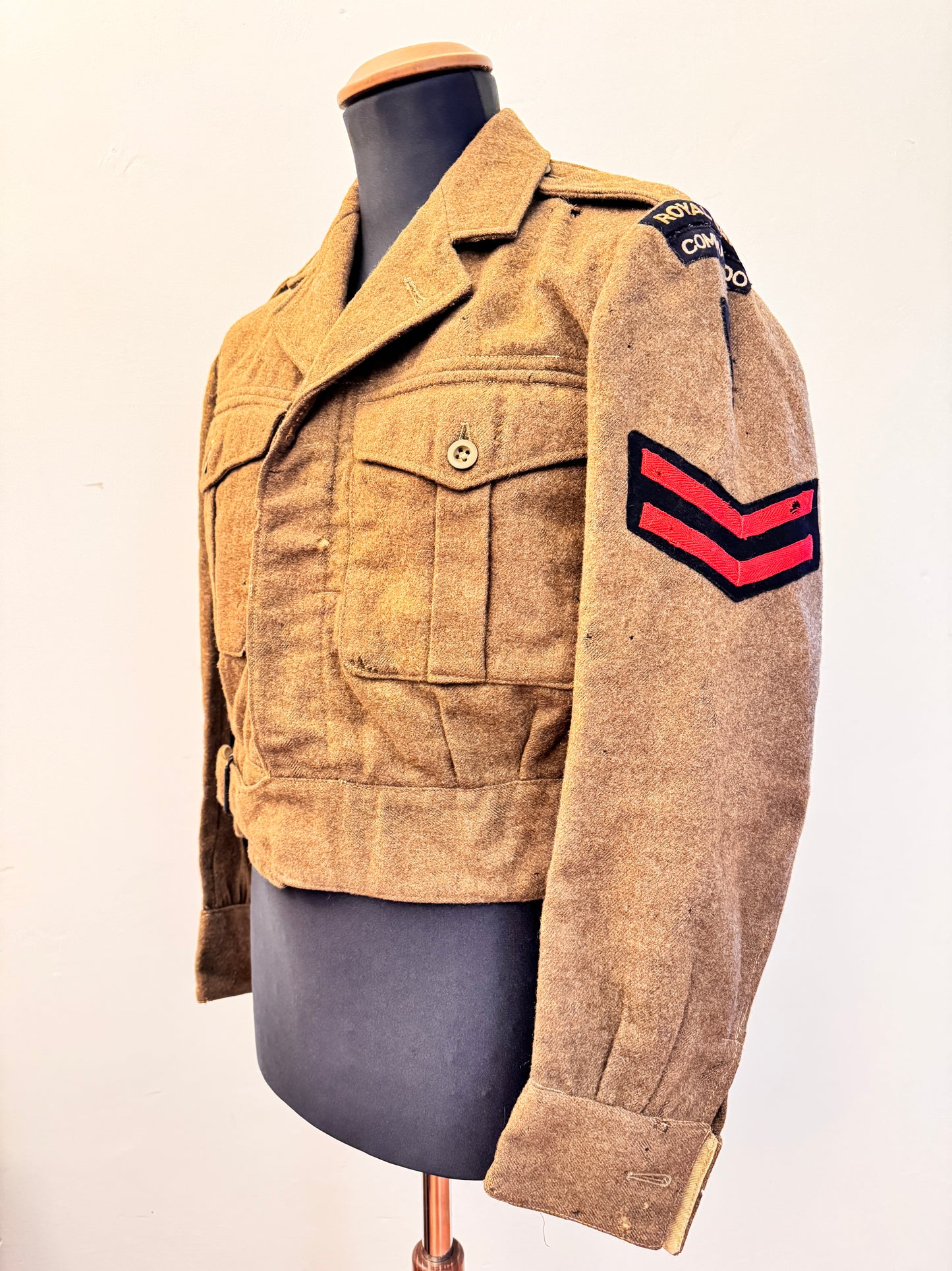 British Royal Marines Commando NCO Medic Battledress Uniform Blouse Tunic