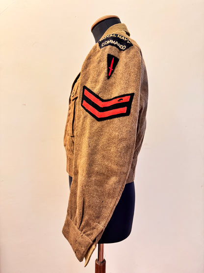 British Royal Marines Commando NCO Medic Battledress Uniform Blouse Tunic